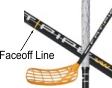 Floorball Stick Faceoff Line